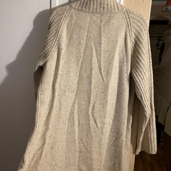 Eileen Fisher Beige Ribbed Cardigan - Picture 6 of 12